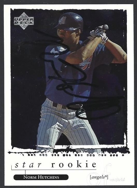 1998 Upper Deck Baseball #549 Norm Hutchins IP autograph signed card - Image 1 of 1