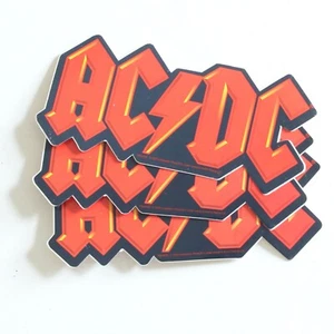 3 x AC/DC Logo New & Official Vinyl Stickers 88mm x 40mm - Picture 1 of 1