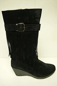 Forever Link Shine 7 halbhohe schwarze Damenstiefel mehrere Größen brandneu - Bild 1 von 2
