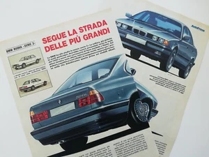 Clipping Ritaglio Articolo 1988 BMW SERIE 3 Segue la Strada delle più Grandi - Picture 1 of 2