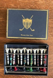 Vintage Polo Ralph Lauren Collectible Wooden Golf Tees 23 NIB - Picture 1 of 8