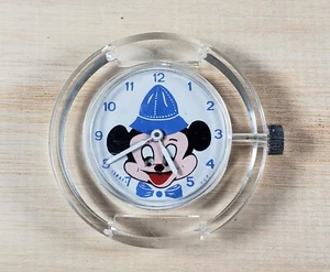 DAMAGED Vintage wind-up Israel Mickey Mouse Moving Eye Animated Character Watch - Picture 1 of 2