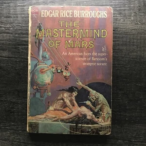 The Mastermind of Mars  Edgar Rice Burroughs 1st ACE Paperback F-181 - Foto 1 di 6