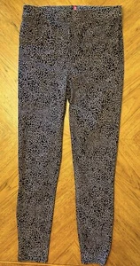 SPANX Jean Ankle Leggings Size M Animal Print DESERT DOT Taupe Black 20018R - Picture 1 of 11