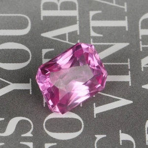 Brazilian Pink Kunzite 26.55 Ct. 17X13 MM Emerald Cut Natural Loose Gemstone - Picture 1 of 5