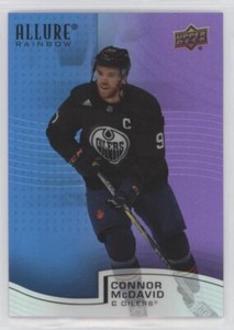 Connor McDavid 2021-22 Upper Deck Allure Rainbow Blue Purple /199 #R-97
