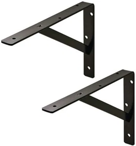 2 PACK Set Super Heavy Duty L-Brackets Up to 1200 lbs per Pair Weight Capacity - Picture 1 of 4