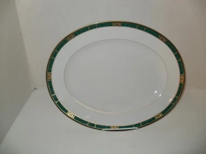 Wedgwood Embassy Collection Fairfield Japan China 1995 14" Serving Platter Green - Picture 1 of 5