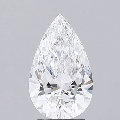 2.09 CT Pear Lab Grown Diamond Ring | IGI Certified Jewelry Gift for Her - Image 1 of 2