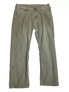 Wrangler Cord Jeans Herren 36x30 Straight Fit Grün All Cotton Mid Rise - Bild 1 von 12