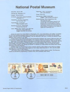 #9323 29c Postal Museum Stamps #2779-2782 USPS Souvenir Page - Picture 1 of 1