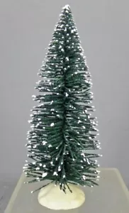 ÁRBOL DE BOTELLA FLOCADA LEMAX CHRISTMAS SNOW VILLAGE 6 PULGADAS - Imagen 1 de 4
