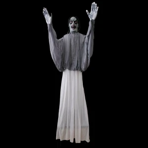 Animated Voice Activated Haunted Witch Halloween Prop Animatronic Life Size NEW - Picture 1 of 5