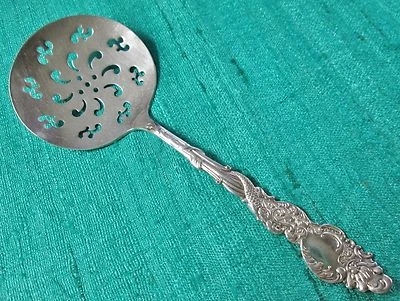 哥伦比亚穿孔番茄服务器罗杰斯银盘 1893 蛇 无 Monogram — 第 1/4 张图片