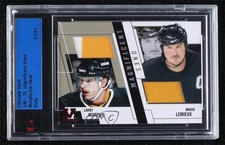 2010-11 ITG Ultimate Memorabilia 10th Edition 1/1 Larry Murphy Mario Lemieux 7ez