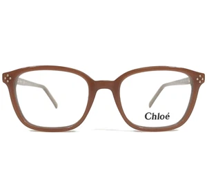 Chloe Eyeglasses Frames CE2667 208 Caramel Polished Brown Square 50-19-135 - Picture 1 of 11