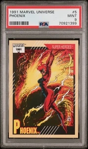 1991 Marvel Universe Series 2 #5 Phoenix PSA 9 MINT - Picture 1 of 2