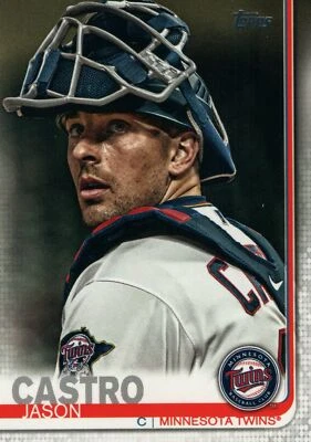 #406 Jason Castro Minnesota Twins  2019 Topps Series 2 Baseball Card GAW - Image 1 of 2