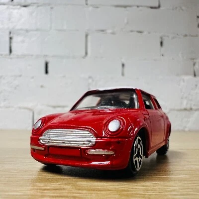 Mini Cooper Red Motormax 1:64 Diecast Model Car - Image 1 of 4