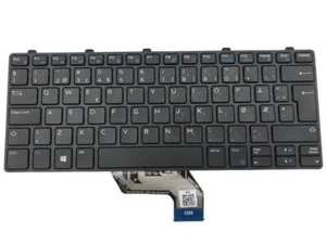 New GENUINE Keyboard Dell Latitude 3380 3300 NSK-EK0SW/C XP62V Norwegian - Zdjęcie 1 z 4