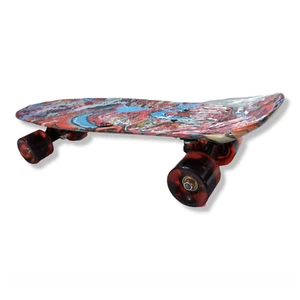 22 inch Skateboard LED wheel Cruiser Style Board Plastic Deck for kid teenager - Picture 1 of 28