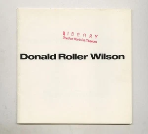 1975 David Findlay Galleries DONALD ROLLER WILSON Surrealist PAINTER Exhbt Cat - Picture 1 of 6