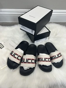 GUCCI Nastro Gucci Sports Kid Slides size 29 - Picture 1 of 7