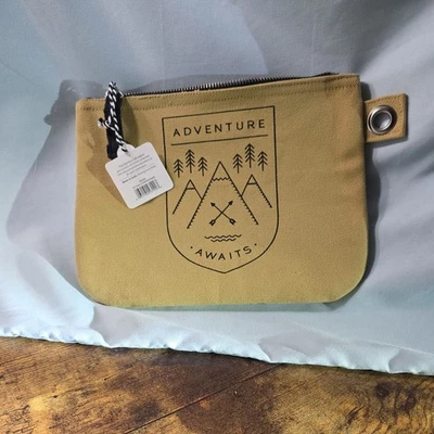 Bolsa grande con cremallera Danica Studios Adventure Awaits 100 % lona algodón Foto 1 de 4