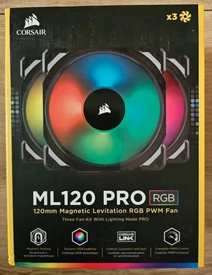 PC-Lüfter - Gehäuselüfter Corsair ML 120 PRO RGB Neu OVP - Bild 1 von 2