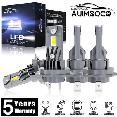 Faros LED de 4 puertas para Volvo S80 1999-2000 sedán haz alto bajo 72000LM Foto 1 de 4