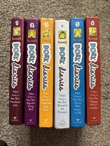 Menge 6 (1-6) DORK DIARIES Serie Set Bücher Rachel Renée Russell - Bild 1 von 1