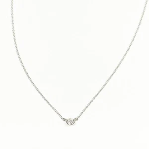 Tiffany and Co. Necklace By the yard Peretti Natural Diamond Platinum 4251507 - Picture 1 of 11