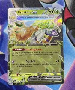 Espathra ex 006/091 SV: Paldean Fates Double Rare Holo - Picture 1 of 2