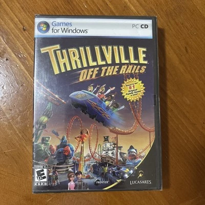 Thrillville: Off the Rails (PC, 2007) Brand New SEALED CD_ROM game for Windows - Image 1 of 4