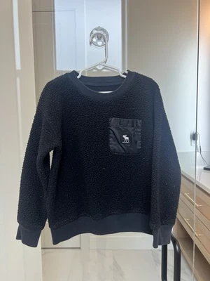 Abercrombie Niños Niños Sherpa Polar Sudadera Negra Talla 5/6 Pullover Foto 1 de 3