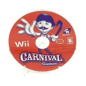 Carnival Games (2007)  Red Disc  Nintendo Wii Game  Disc Only  Tested - Picture 1 of 3