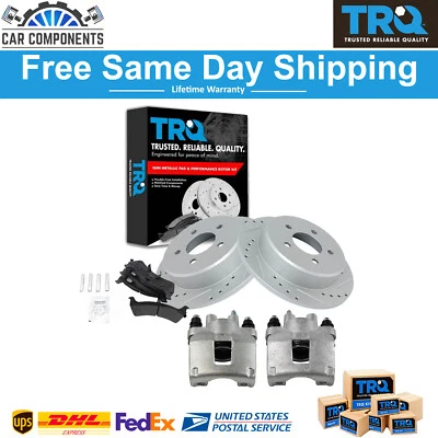 Pastilla de freno trasera TRQ y rotores para Ford Explorer Mercury Mountaineer 1995-2001 Foto 1 de 4