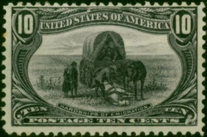 U.S.A 1898 Trans-Mississippi 10c Slate-Violet SG296 Fine & Fresh MM - Picture 1 of 1