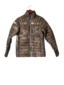 GoLite Mens Brown Cavern Camo ReGreen Puffy Zip Winter Outdoor Jacket Size M - Picture 1 of 6