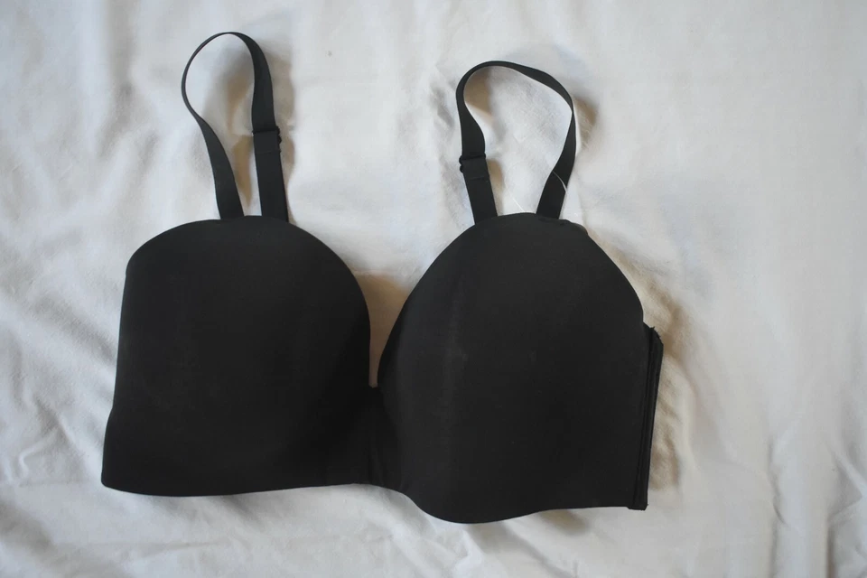 Secret Treasures Seamless Wirefree Converts to Crossback Comfy Bra Size 34d