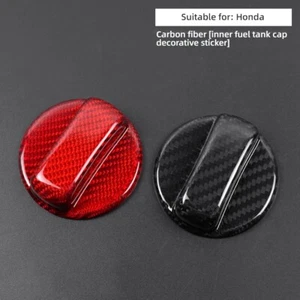 Premium Quality Robust Compact Carbon Fiber Fuel Tank Cap Sticker for Honda Cars - Picture 1 of 9