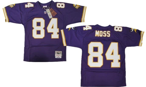 New 1998 Randy Moss #84 Vikings Mens Sizes Mitchell & Ness Legacy Jersey $160 Cover