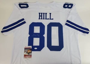 TONY HILL SIGNED CUSTOM PRO STYLE XL DALLAS JERSEY, JSA COA #WIT273873 - Picture 1 of 5