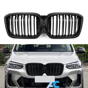 Kühlergrill Nieren Sport Grill Schwarz glanz Doppelsteg für BMW X3 G01 G02 - Bild 1 von 6