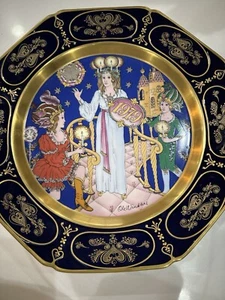 Placa de pared firmada por Santa Lucía Hutschenreuther OLE WINTHER SERIE NAVIDAD 1979 - Imagen 1 de 13