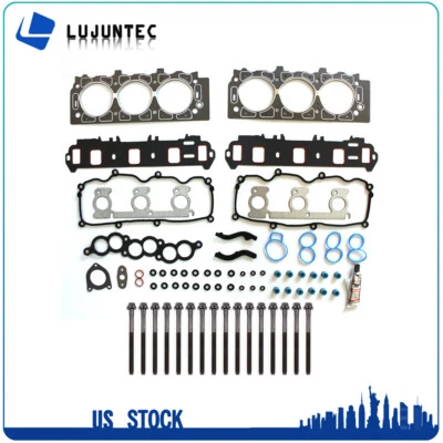 头垫圈螺栓套装适用于 01-07 福特金牛座水星貂 3.0L OHV 12V — 第 1/4 张图片