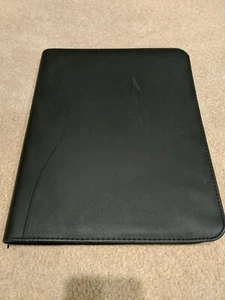 Black Office Folio with calculator - Picture 1 of 6