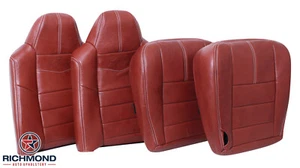 2008 Ford F250 F350 King Ranch - Driver & Passenger Complete Leather Seat Covers - Picture 1 of 12