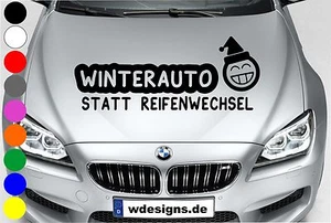 WD ADESIVI PER AUTO XXL invernoa anzichè SOSTITUZIONE PNEUMATICI cofano - Imagen 1 de 1
