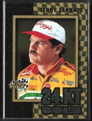 1997 Pinnacle Action Packed 24 Karat Gold #5 Terry Labonte - Image 1 of 2